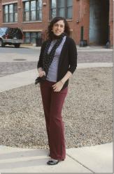 Mutually Inspired Series Day 4: Burgundy Pants