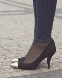 pointed high heels