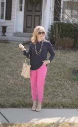 Pink Pants & GIVEAWAY!