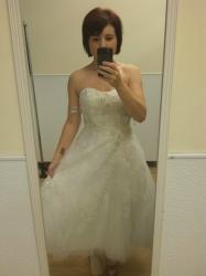 The Wedding Dress I Bought From The Goodwill Event For $25.00! $600.00 Dress!
