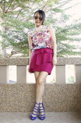 Mirror Print & Peplum