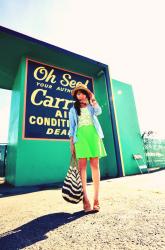 5 Ways To Wear A Neon Green Dress :: ONE Casualite
