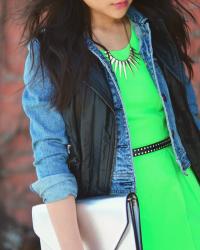 5 Ways To Wear A Neon Green Dress :: TWO Trendsetter