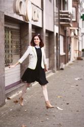 Neon Trimmed Blazer, Spring Schoolgirl