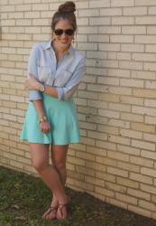 Take Me Out to the Ballgame...in a Skirt + Hanna Hair Dryer Review
