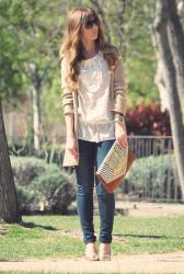 PLUMETI BLOUSE AND BEAUTIFUL CLUTCH