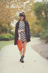 checkerboard print