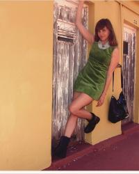 LADY DRESS AND ROCKY BOOTS 