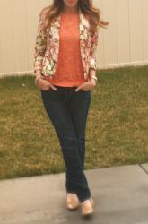 Floral Blazer