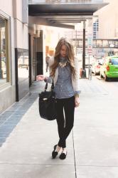 girl in gingham