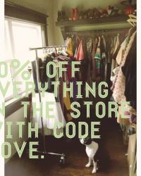 50% off everything this weekend.