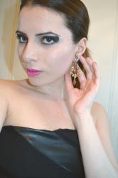 Old Hollywood Themed Photo Shoot With Enchanted Earrings by Taara Jewelry 