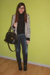 Leopard blazer