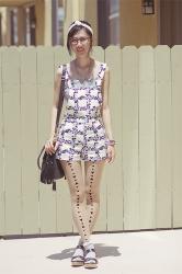 Floral Overalls