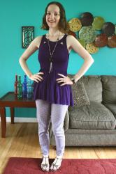 What I Wore: African Violet