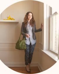 dotty, stripes, and patterned pants