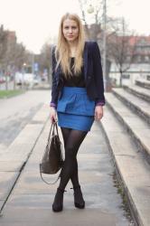 Peplum skirt