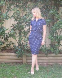 Refashioning: 80's Dress to vintage inspired separates