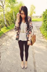 Colorful floral jacket