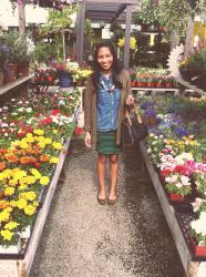 Trip to the plant nursery