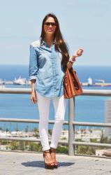 Look 234- Denim & White