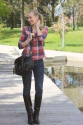 Red check shirt !