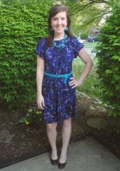 Dress Week Day 5: Purple Dress & Giveaway Winner