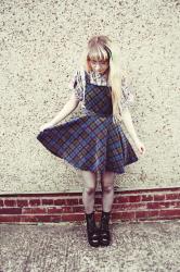 #1 DIY CORDUROY PINAFORE DRESS