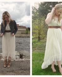 Lace Dress: Afternoon & Evening