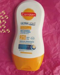 Review:Carroten Ultra Light Suncare Milk 25SPF