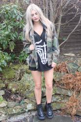 DIY leg chain outfit