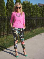 Tropical Print Pant 