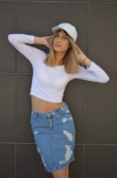 White Baseball Cap