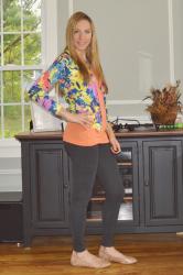 BRIGHT FLORAL LOFT CARDIGAN