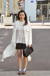 White trench