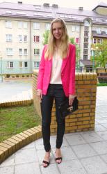 Pink blazer + Giveaway winner