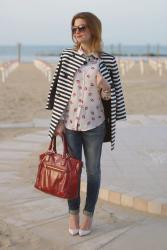 Stripes, lips and perspex heels