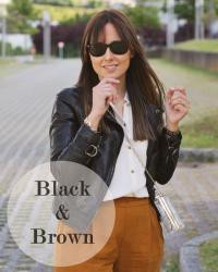 BLACK & BROWN