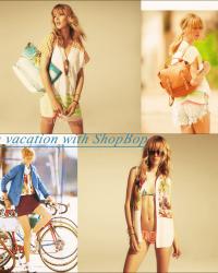 In vacation with ShopBop.