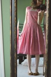 Vintage Sewing Project ❘❘ 1950s Gingham Sundress