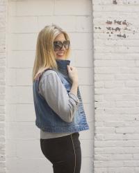 How to Wear a Denim Vest