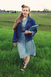 Plaid Shirtdress