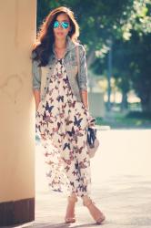 Summer Dress: Butterfly Print