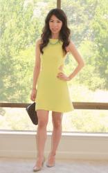 Yellow Cutout (DIY) Dress