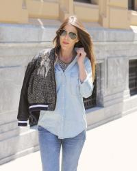 DOUBLE DENIM...