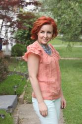 Cute Outfit of the Day: Peaches and Mint