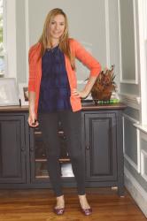 BRIGHT LOFT CARDI & EYELET RUFFLES