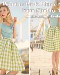 Dressed Up Giveaway: The Park Picnic Skirt from Shabby Apple!