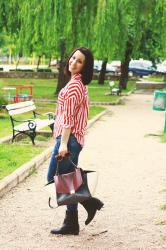 It's all about stripes.Again