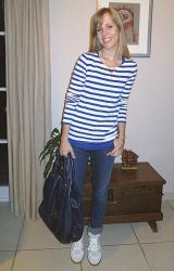 Blue stripes